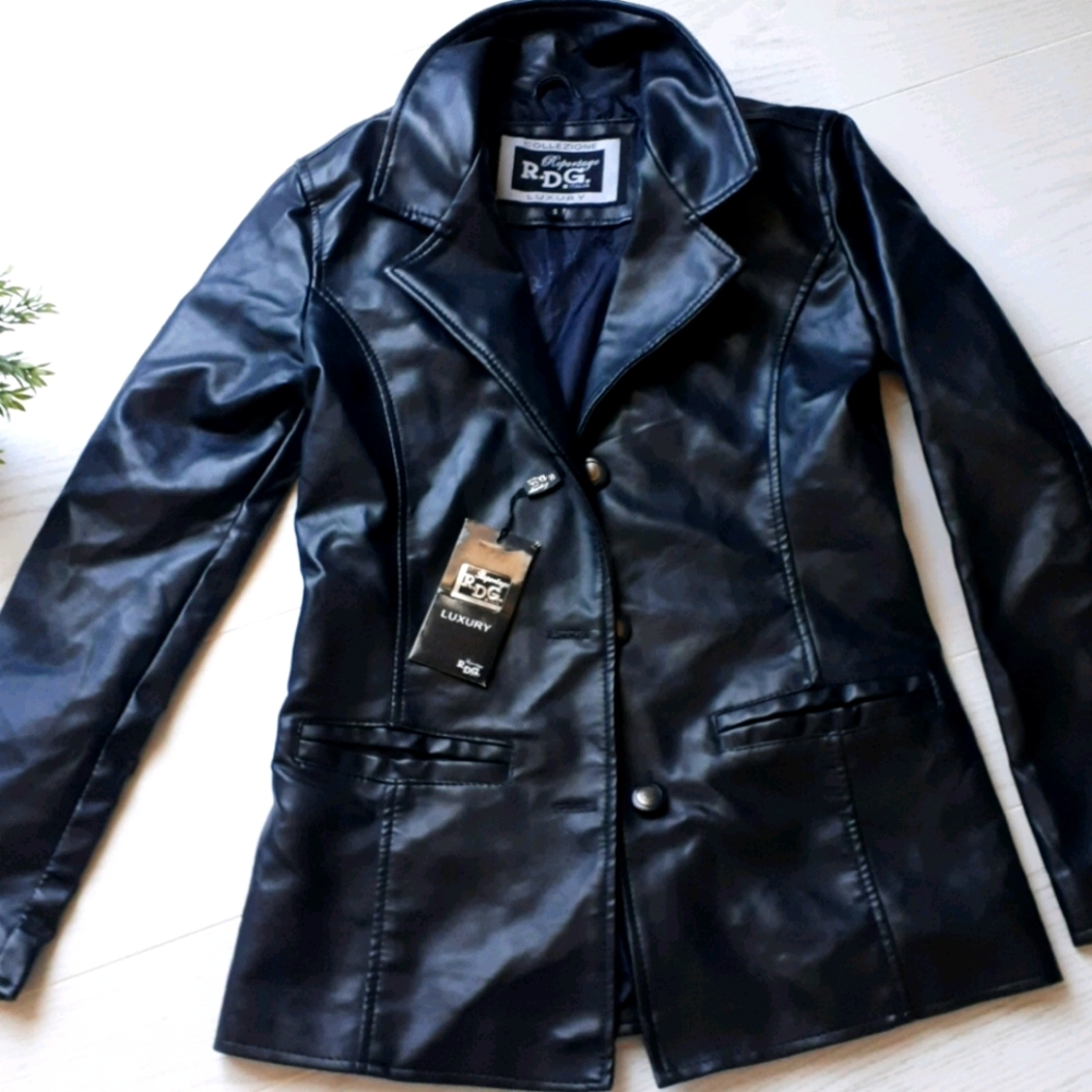Women's leather jacket